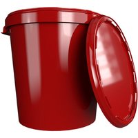 1x Hobbock Eimer mit Deckel 31,5 l, Lebensmittelecht Rot 1x Hobbock Eimer mit Deckel 31,5 l, Lebensmittelecht Rot von FIXEDBYU