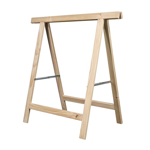 Fixkraft - Stabiler Holzklappbock 750 mm für vielseitige Anwendungen: Robuster Arbeitsbock & Tapezierbock, platzsparend klappbar, 75x76x4 cm, ideal für Werkstatt & Heimwerkerprojekte von FIXKRAFT