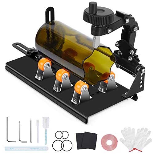 Glasflaschenschneider-Set, FIXM DIY Glasschneider für Flaschen mit verstellbarer Breite, DIY jegliche Kunstwerke mit einem kompletten Zubehör-Set Glasflaschenschneider-Set, FIXM DIY Glasschneider für Flaschen mit verstellbarer Breite, DIY jegliche Kunstwerke mit einem kompletten Zubehör-Set von Fixm