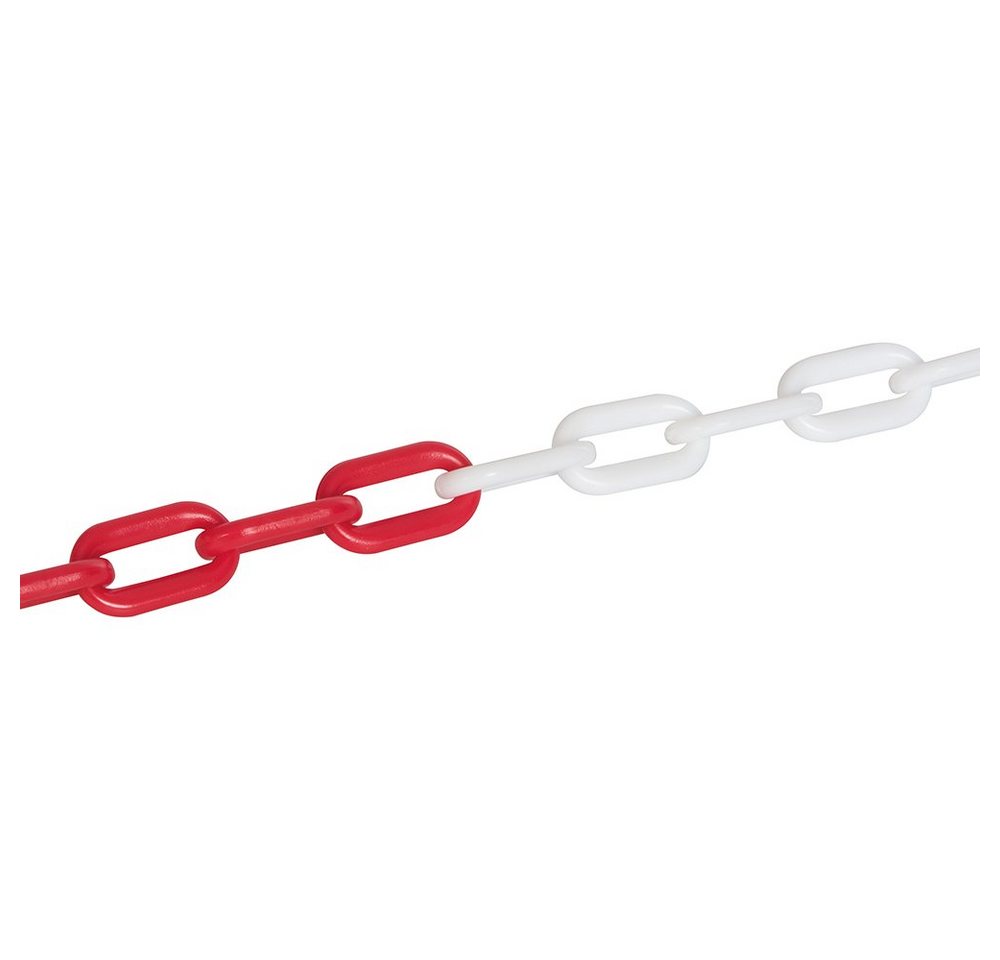 FIXMAN Absperrkette Absperrkette / Kunststoffkette Rot - Weiß 6 mm x 5 m von FIXMAN