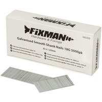 Galvanisierte Glattschaftnägel, 18 g, 5.000er-Pckg. 25 x 1,25 mm von FIXMAN