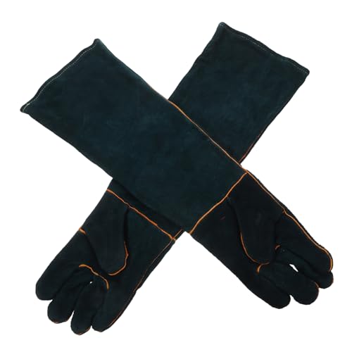 FIXOSHEE 1 Paar Bissfeste Tierhandschuhe für Haustiere Ergonomisch Mehrzweck und Universalgröße Schutz vor von Reptilien Großen Echsen und Schlangen Schutzhandschuhe für Tierhaltung und von FIXOSHEE