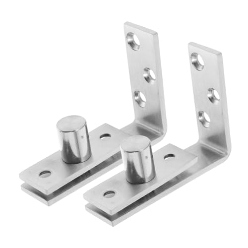 FIXOSHEE 1 Paar Doppelte Drehachse für Möbel und Türen Versteckte Türscharniere mit Automatischem Schließmechanismus für Moderne Inneneinrichtungen und Hohe Beanspruchung von FIXOSHEE