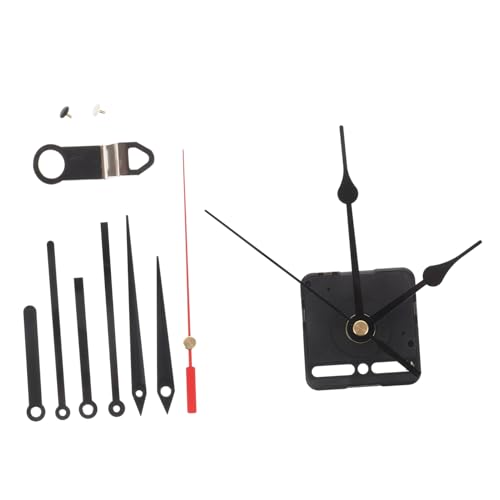 FIXOSHEE 1 Satz DIY Uhrwerk für Wanduhr Reparatur Metallzeiger mit Eisenhaken und Leiser Mechanik für Kreative Bastelprojekte und Uhrenteile von FIXOSHEE