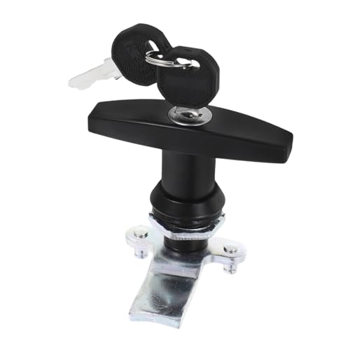 FIXOSHEE 1 Satz Handle Türschloss Zinklegierung Robuster Zylinderschloss für Garagen und Werkstattschränke Elegantes Design für Wohnmobile und Trailer von FIXOSHEE