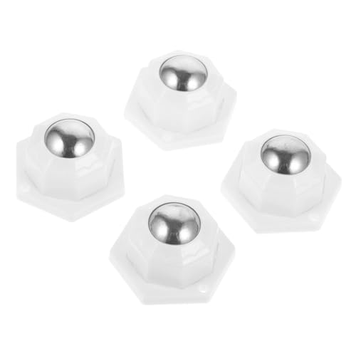 FIXOSHEE 1 Satz Selbstklebende Möbelrollen Drehbare Starke Lenkrollen für Möbel Geeignet für Aufbewahrungsboxen Stühle und Kleine Container Tragfähigkeit aus Stahl von FIXOSHEE