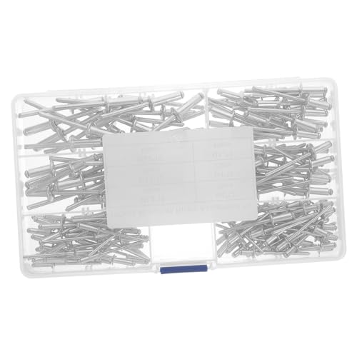 FIXOSHEE 1 Schachtel Teiliges Aluminium Blindniet Sortiment mit Aufbewahrungsbox Leichte Stabile Blindnieten für Türreparatur Vielseitig Einsetzbar Robust und Langlebig von FIXOSHEE