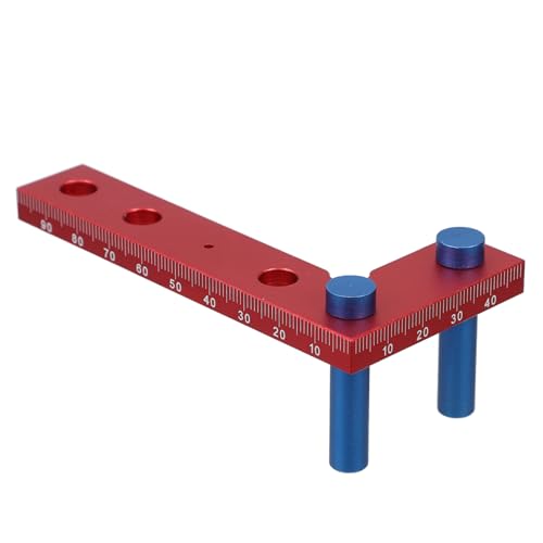 FIXOSHEE 1 Set Mini Small Square Center Finder Holzbearbeitung 90 Grad Präzisionsmessung Kleines Quadratwerkzeug Quadratisches Messgerät Mini-layout-markierungswerkzeug Rot von FIXOSHEE