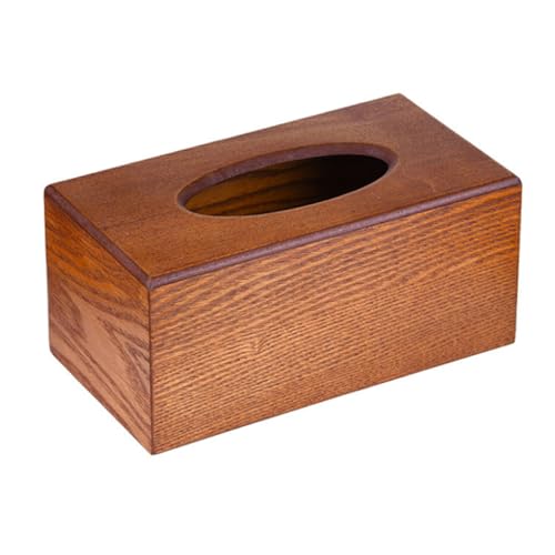 FIXOSHEE 1 Stück Dekorativer Taschentuch Container aus Hochwertigem Material Eleganter Serviettenhalter für Auto und Zuhause mit Natürlicher Lackoberfläche und Praktischem Design von FIXOSHEE