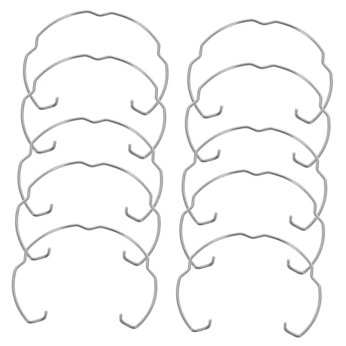 FIXOSHEE 10 Stück Feder Clips Ringe für Einbaustrahler Wiederverwendbare Haltefeder für Beleuchtung Einfache Installation Langlebig und Ästhetisch Ansprechend für Diy Projekte von FIXOSHEE