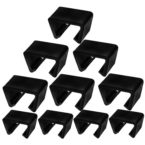 FIXOSHEE 10 Stück Gartenmöbel Clips aus Robustem Rattan Sofa Befestiger zur Stabilen Verbindung von Outdoor Wicker Stühlen Einfache Montage Wetterbeständig für Klappbare Patio Möbel von FIXOSHEE