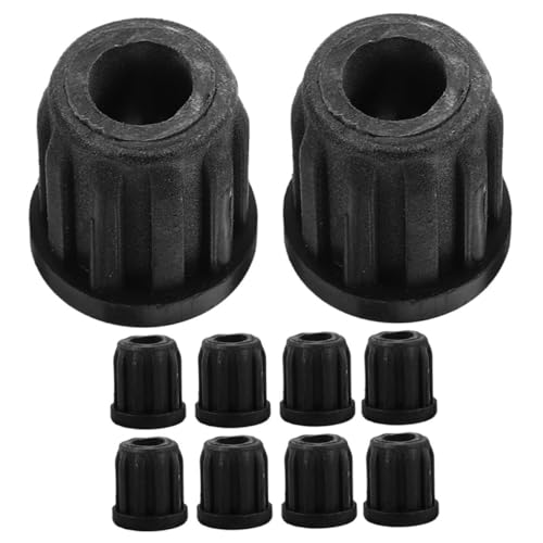 FIXOSHEE 10 Stück Kleine Kunststoff Rollenhülsen für Bürostuhl Möbelrollen Steckhülsen Robuste Caster Stem Sleeve Inserts für Stuhlfüße Langlebige Ersatzteile für Möbelrollen von FIXOSHEE
