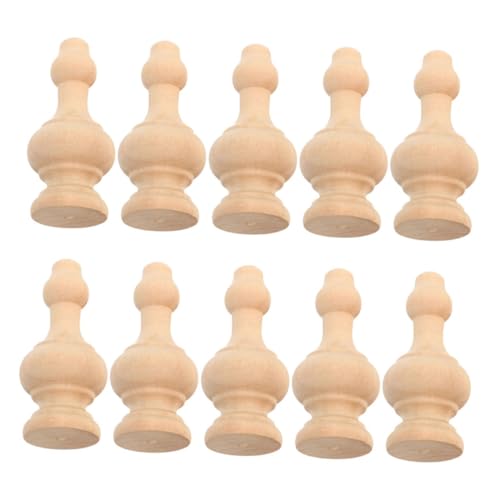 FIXOSHEE 10 Stück Teiliges Baluster Spindeln Unbehandelte Dekorsäulen mit Kleiner Brückenstruktur Stabile Präzise Handwerkskunst für Treppen Möbel DIY Holzarbeiten FIXOSHEE 10 Stück Teiliges Baluster Spindeln Unbehandelte Dekorsäulen mit Kleiner Brückenstruktur Stabile Präzise Handwerkskunst für Treppen Möbel DIY Holzarbeiten von FIXOSHEE