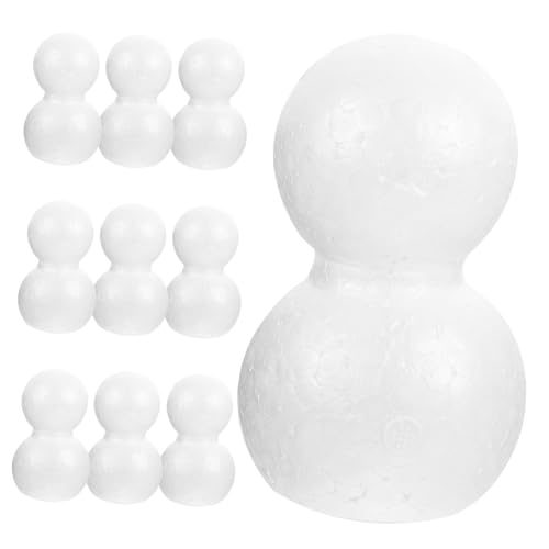 FIXOSHEE 10 Stück Teiliges DIY Schneemann Bastelset für Weiße Figuren Weihnachtsdeko Material zum Bemalen und Gestalten für Weihnachtsbasteln mit Mädchen und originelles Bastelzubehör FIXOSHEE 10 Stück Teiliges DIY Schneemann Bastelset für Weiße Figuren Weihnachtsdeko Material zum Bemalen und Gestalten für Weihnachtsbasteln mit Mädchen und originelles Bastelzubehör von FIXOSHEE