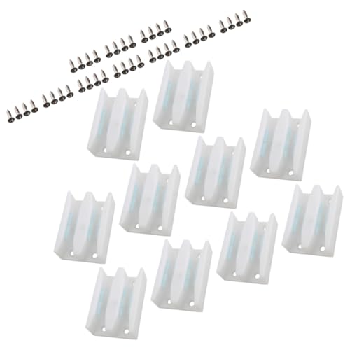 FIXOSHEE 10 Stück Teiliges Dusch schiebetür Bodengleiter aus Weißem Kunststoff mit Schrauben Rutschfeste Glasführungsschiene für Duschtüren Anti schwingfunktion Einfache Montage Geeignet FIXOSHEE 10 Stück Teiliges Dusch schiebetür Bodengleiter aus Weißem Kunststoff mit Schrauben Rutschfeste Glasführungsschiene für Duschtüren Anti schwingfunktion Einfache Montage Geeignet von FIXOSHEE