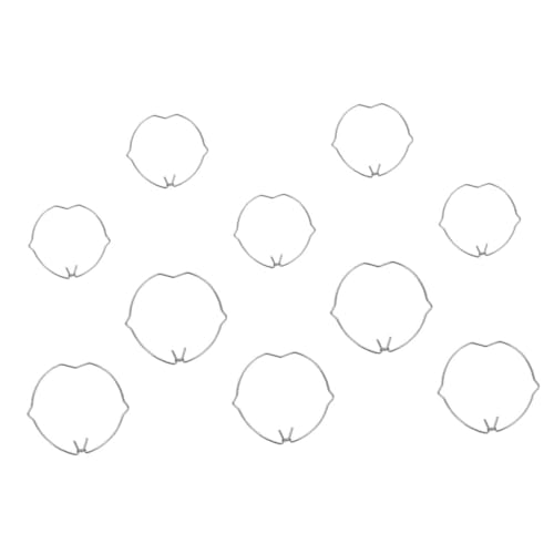 FIXOSHEE 10 Stück Teiliges Federclips für Einbauleuchten Robuste Haltefedern für Spot und Downlights Einfache Installation Langlebig und Sicherer Halt Geeignet für Wohn und Arbeitsbereiche von FIXOSHEE