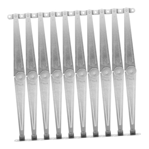 FIXOSHEE 10 Stück Teiliges Metall unterstützungsset mit Verstellbaren Zugstangen für Möbel Küchenschrankdeckel Langlebige Schrankstütze zur Einfachen Montage und Flexiblen Längenanpassung von FIXOSHEE