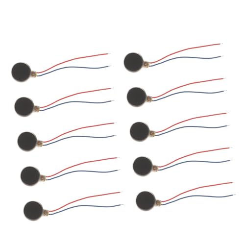 FIXOSHEE 10 Stück Teiliges Mikro Vibrationsmotoren Dc Flachmotoren Geräuscharm Korrosionsbeständig für Handy Beauty massagegeräte und Elektronische Bastelprojekte von FIXOSHEE
