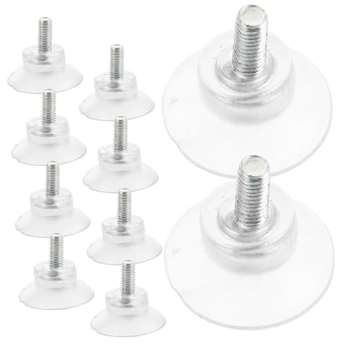 FIXOSHEE 10 Stück Teiliges Saugnäpfe Transparent Schraub Sauger rutschfest Tischplatte Schutzpads für Glastisch Abstandshalter Kaffee und Außentische FIXOSHEE 10 Stück Teiliges Saugnäpfe Transparent Schraub Sauger rutschfest Tischplatte Schutzpads für Glastisch Abstandshalter Kaffee und Außentische von FIXOSHEE