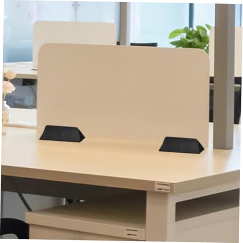 FIXOSHEE 10 Stück Teiliges Schreibtisch Trennwand Klammern aus Robustem Kunststoff Stabile Halterung für Büro und Desktop Partitionen Langlebige Tischteiler Clips Schwarzes Design für von FIXOSHEE