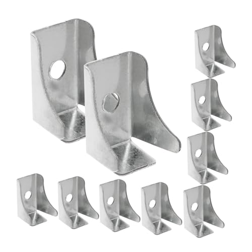 FIXOSHEE 10 Stück Teiliges Schwerlast regalhalterungen aus Robustem Material Einfache Montage Kompakte Aktenschrank Regalclips zur Stabilen Unterstützung von Einlegeböden in Büros und von FIXOSHEE