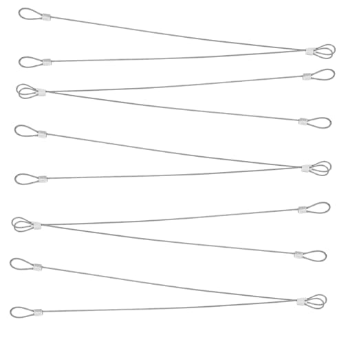 FIXOSHEE 10 Stück Teiliges Sicherheitskabel aus Edelstahl mit Aluminium presshülsen Langlebiges Drahtseil mit Schlaufe Vielseitig Einsetzbar für Schnelle Befestigung und Zuverlässigen FIXOSHEE 10 Stück Teiliges Sicherheitskabel aus Edelstahl mit Aluminium presshülsen Langlebiges Drahtseil mit Schlaufe Vielseitig Einsetzbar für Schnelle Befestigung und Zuverlässigen von FIXOSHEE