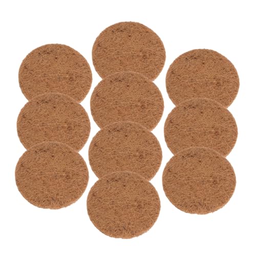 FIXOSHEE 10 Stück Teiliges Taubennestmatten aus Natürlicher Kokosfaser Runde Atmungsaktive Eier Nistunterlagen Kratzfest und Wiederverwendbar für Vogelzucht und Kleine Haustiere FIXOSHEE 10 Stück Teiliges Taubennestmatten aus Natürlicher Kokosfaser Runde Atmungsaktive Eier Nistunterlagen Kratzfest und Wiederverwendbar für Vogelzucht und Kleine Haustiere von FIXOSHEE