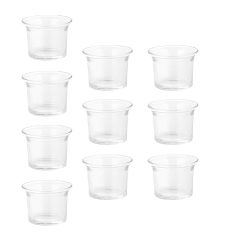 FIXOSHEE 10 Stück Teiliges Teelichthalter Transparentem Glas Klarer Kerzenhalter für Tischdekoration für Partys Hochzeiten Romantische Atmosphäre Vielseitig Einsetzbar Elegantes Design FIXOSHEE 10 Stück Teiliges Teelichthalter Transparentem Glas Klarer Kerzenhalter für Tischdekoration für Partys Hochzeiten Romantische Atmosphäre Vielseitig Einsetzbar Elegantes Design von FIXOSHEE
