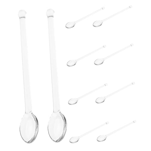 FIXOSHEE 10stücke Glasrührstäbe Transparent Rührlöffel Aus Glas Für Tee Und Kaffee Hitzestab Zum Rühren Von Zucker Milch Und Joghurt Robuste Teelöffel Für Heiße Und Kalte FIXOSHEE 10stücke Glasrührstäbe Transparent Rührlöffel Aus Glas Für Tee Und Kaffee Hitzestab Zum Rühren Von Zucker Milch Und Joghurt Robuste Teelöffel Für Heiße Und Kalte von FIXOSHEE