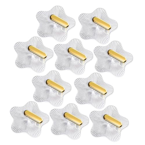 FIXOSHEE 10 Stück Teiliges Transparente Selbstklebende Wandhaken mit Eleganter Fünfzackiger Sternform Rückstandsfrei Entfernbar Vielseitig für Bad Küche Flur und Geeignet FIXOSHEE 10 Stück Teiliges Transparente Selbstklebende Wandhaken mit Eleganter Fünfzackiger Sternform Rückstandsfrei Entfernbar Vielseitig für Bad Küche Flur und Geeignet von FIXOSHEE
