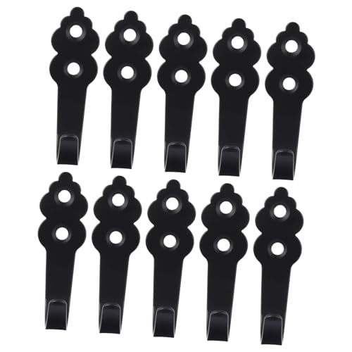 FIXOSHEE 10 Stück Teiliges Vintage Garderobenhaken aus Stabilem Wandmontierte Platzsparende Kleiderhaken für Schlafzimmer Bad Flur Rostfrei Glatte Oberfläche Vielseitig für Mäntel von FIXOSHEE