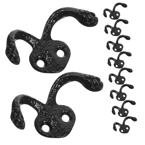 FIXOSHEE 10 Stück Teiliges Vintage Metall Wandhaken aus Robustem Metall mit Schrauben Antikbronze Oberfläche Multifunktional für Mäntel Handtücher Hüte Einfache Montage für Wohn FIXOSHEE 10 Stück Teiliges Vintage Metall Wandhaken aus Robustem Metall mit Schrauben Antikbronze Oberfläche Multifunktional für Mäntel Handtücher Hüte Einfache Montage für Wohn von FIXOSHEE