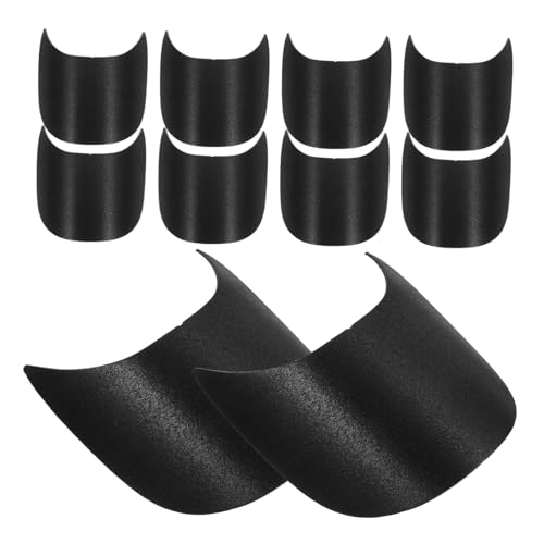 FIXOSHEE 10 Stück Teiliges Visor Insert Gebogene Krempe für Baseballkappe Golf Sporthut Schwarze Innenstütze Formstabiler Schirm für Vielseitige Hüte von FIXOSHEE