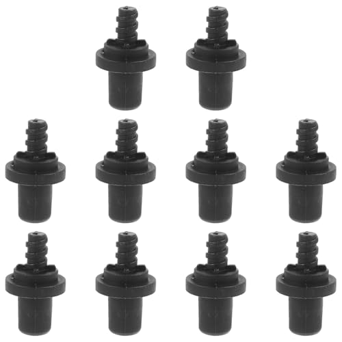 FIXOSHEE 10 Stück Teiliges Wc bürstenkopf Reparaturset mit Gewindeanschluss Ergonomischer Toilettenbürstenhalter Ersatzadapter Kompatibel für Verschiedene Klobürstenköpfe Langlebiges von FIXOSHEE