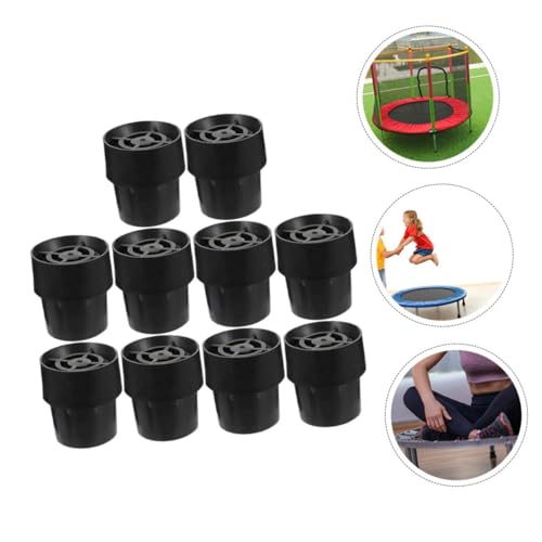 FIXOSHEE 10 Stück Teiliges rutschfeste Gummi Trampolin Beinabdeckungen Installieren Vielseitig Einsetzbar für Trampolin und Möbel Geräuschdämpfend Schützend und Langlebig von FIXOSHEE