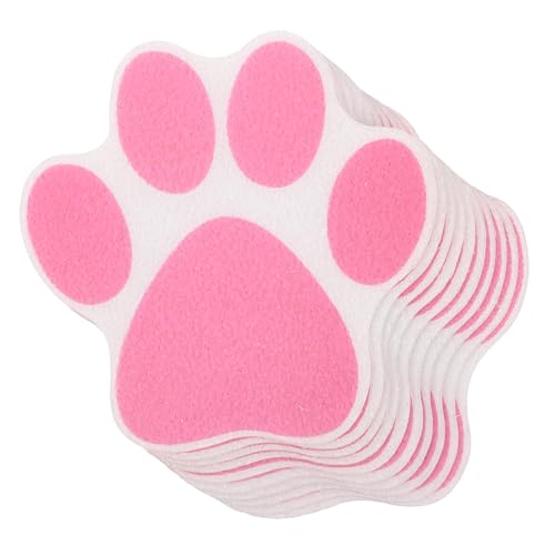 FIXOSHEE 10 Stück rutschfeste Pfoten Badewannen Sticker Selbstklebend Antirutsch Aufkleber für Dusche Badezimmer Fliesen Treppen Schutz Dekor in Rosa FIXOSHEE 10 Stück rutschfeste Pfoten Badewannen Sticker Selbstklebend Antirutsch Aufkleber für Dusche Badezimmer Fliesen Treppen Schutz Dekor in Rosa von FIXOSHEE