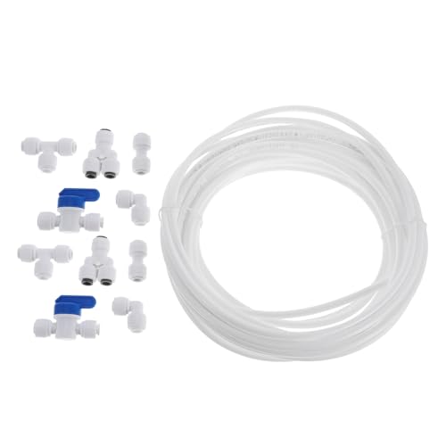 FIXOSHEE 11 Stück Wasserfilter Schlauchanschlüsse Schnellkupplungs Tubefittings für Wasserfiltrationssysteme Installation für Bewässerungssysteme von FIXOSHEE