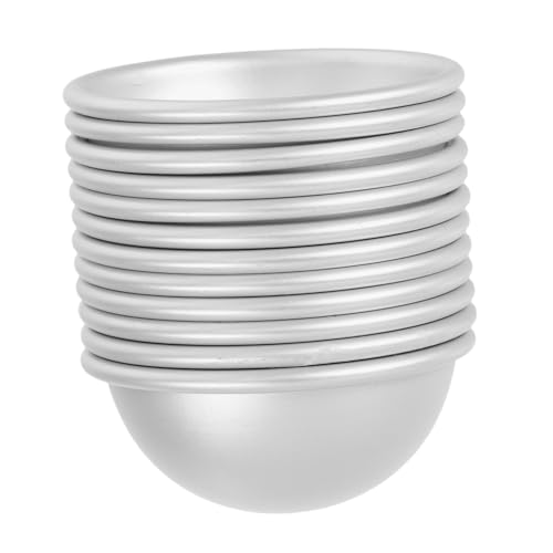FIXOSHEE 12 Stück Teiliges DIY Aluminiumlegierung Halbkugel Badekugelform Halbkugelige Badebombenformen für Selbstgemachte Duschseifen Praktische Gussform für Familie FIXOSHEE 12 Stück Teiliges DIY Aluminiumlegierung Halbkugel Badekugelform Halbkugelige Badebombenformen für Selbstgemachte Duschseifen Praktische Gussform für Familie von FIXOSHEE