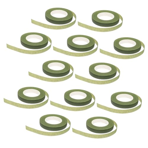 FIXOSHEE 12 Stück Teiliges Floristenband Breit Yards Starke Klebekraft für Blumenstiele Dekoratives Bastelband Bastelarbeiten Geeignet für Frische und Künstliche Blumen Hochwertiges FIXOSHEE 12 Stück Teiliges Floristenband Breit Yards Starke Klebekraft für Blumenstiele Dekoratives Bastelband Bastelarbeiten Geeignet für Frische und Künstliche Blumen Hochwertiges von FIXOSHEE