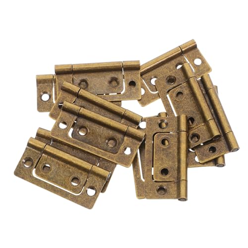 FIXOSHEE 12 Stück Teiliges Türscharniere aus Dickem Antikem Bronze eisen mit Mutter junge Mädchen design Stabile und Langlebige Möbelscharniere für Schrank Fenster Falttüren Einsetzbar von FIXOSHEE