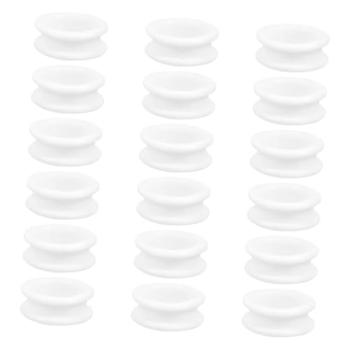 FIXOSHEE 18 Stück Teiliges Fingerschutzringe für Scheren Weiche Fingerlinge mit Daumenring Schutz für Friseurscheren und Hundepflege Rutschfeste Gripper für Präzises Haareschneiden und von FIXOSHEE