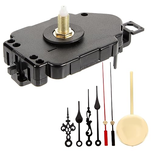 FIXOSHEE 1satz Pendeluhrwerk Für Wanduhren Uhrmechanismus Mit Zeigern Und Pendel Achslänge Leise Und Langlebig Für Uhrenreparatur Und Bastelprojekte von FIXOSHEE