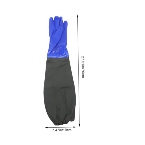 FIXOSHEE 2 Paare Lange Wasserdichte Gummihandschuhe Elbow high Wiederverwendbar Flexibel und Komfortabel für Küche Reinigung Gartenarbeit und Malerarbeiten Rutschfester Griff FIXOSHEE 2 Paare Lange Wasserdichte Gummihandschuhe Elbow high Wiederverwendbar Flexibel und Komfortabel für Küche Reinigung Gartenarbeit und Malerarbeiten Rutschfester Griff von FIXOSHEE