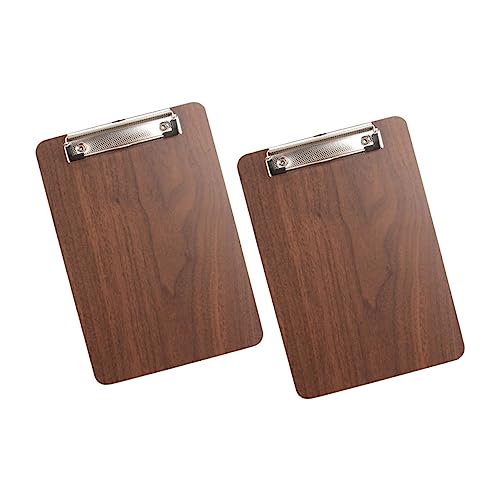 FIXOSHEE 2 STÜCK Holz Menühalter Küchen Menüclip Holz Menübrett mit Abgerundeten Ecken Stabiles Design für Restaurant Esszimmer und Zuhause Praktischer Rezeptständer FIXOSHEE 2 STÜCK Holz Menühalter Küchen Menüclip Holz Menübrett mit Abgerundeten Ecken Stabiles Design für Restaurant Esszimmer und Zuhause Praktischer Rezeptständer von FIXOSHEE