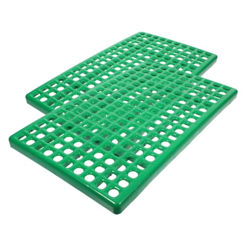 FIXOSHEE 2 STÜCK Kaninchen Käfigbodenplatte Kunststoff mit Rundloch Design für Belüftung und Abfluss Sauberer Kaninchenstall Atmungsaktive Nagermatte für Zuchtkaninchen FIXOSHEE 2 STÜCK Kaninchen Käfigbodenplatte Kunststoff mit Rundloch Design für Belüftung und Abfluss Sauberer Kaninchenstall Atmungsaktive Nagermatte für Zuchtkaninchen von FIXOSHEE