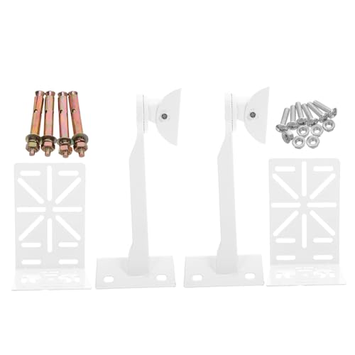 FIXOSHEE 2 Sätze Dome Kamera Wandhalterung Verstärkter Stahl Überwachungskamera Halter Eckmontage mit Verstellbarem Halter Lange Stange für Flexible Winkel und Erweiterte Reichweite von FIXOSHEE