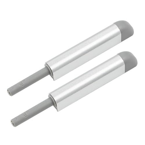 FIXOSHEE 2 Sätze Magnetischer Push Release Latch für Küchenschrank und Schublade mit Starkem Edelstahlmagnet Geräuschdämpfend Einfache Montage Geeignet für Möbel ohne Selbstschließfunktion von FIXOSHEE