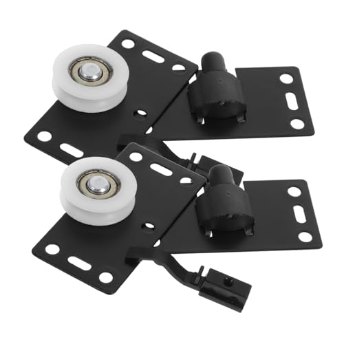 FIXOSHEE 2 Sätze Metall Schiebetürrollen für Kleiderschrank Aluminiumlegierung Langlebig Geräuschlos Leise Laufrollen Belastbar Einfache Montage Kompatibel mit Schiebetürschienen von FIXOSHEE
