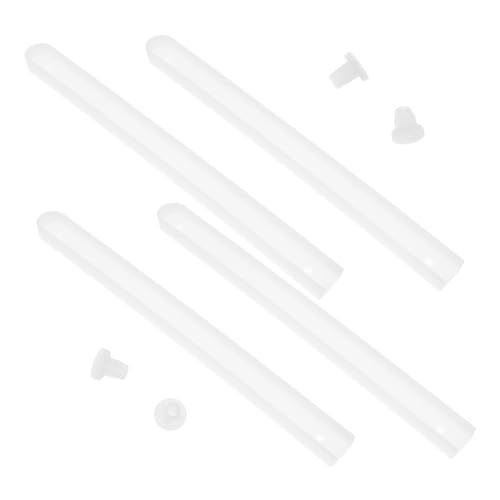 FIXOSHEE 2 Sätze Schubladenschienen Möbelgleitschienen mit Zubehör Robuste Verschleißfeste Führungsschienen Einfache Montage Geräuscharm für Kommode und Küchenschränke Geeignet von FIXOSHEE