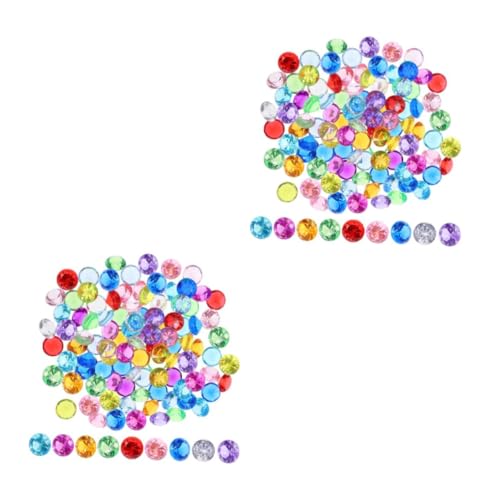 FIXOSHEE 2 Sätze Teiliges Kunststoff Diamant Bunte Kristall Dekosteine Für DIY Basteln Tischdekoration Vase Füller Hochzeitsfeier Party Zubehör 100 Stück * 2 FIXOSHEE 2 Sätze Teiliges Kunststoff Diamant Bunte Kristall Dekosteine Für DIY Basteln Tischdekoration Vase Füller Hochzeitsfeier Party Zubehör 100 Stück * 2 von FIXOSHEE